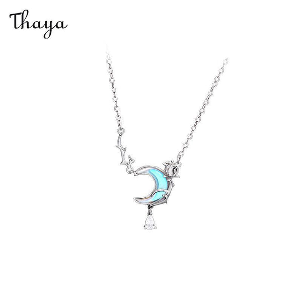 Thaya 925 Silver Moonlight Rose Set