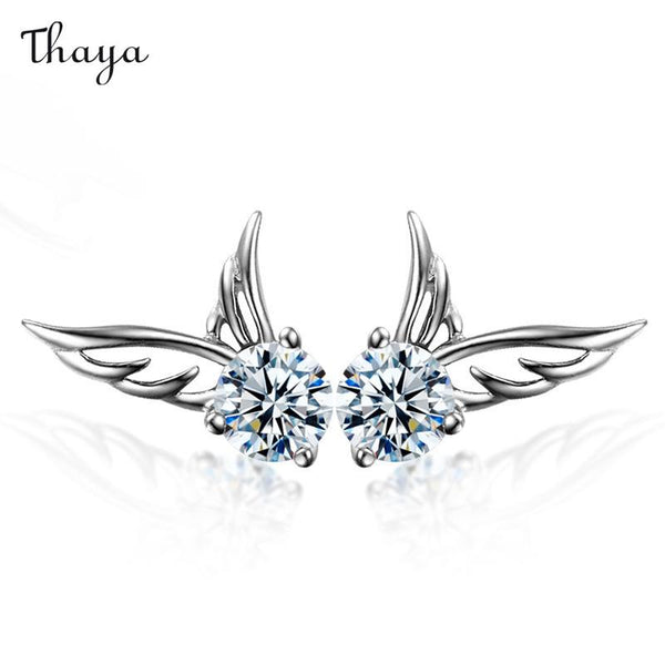 Boucles d'oreilles ailes d'ange Thaya