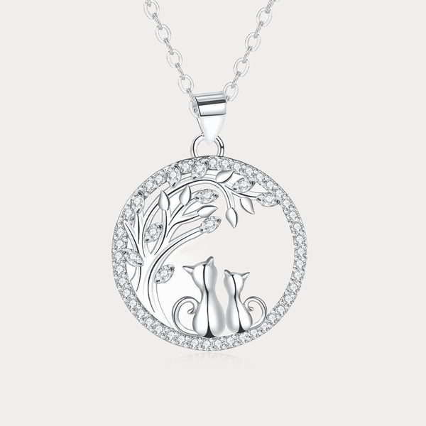 Collier Thaya Love Chat sous l'arbre