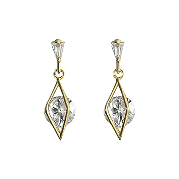 Thaya 925 Silver Sun Rays Prism Earrings