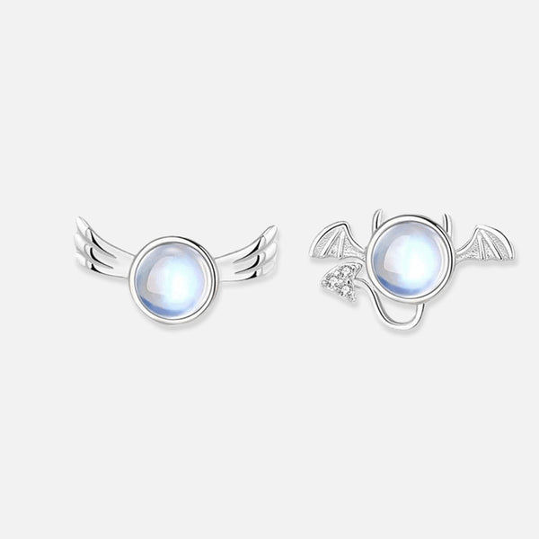 Boucles d'oreilles Thaya Argent 925 Ange Diable Cupidon