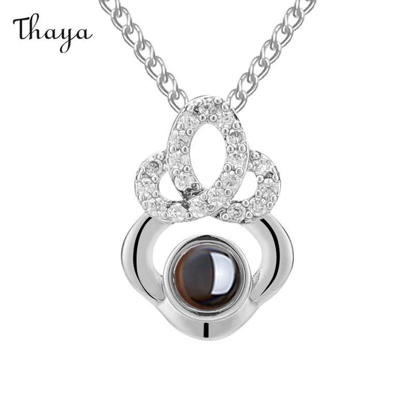 Thaya  Personalized Love Pendant Photo Necklace