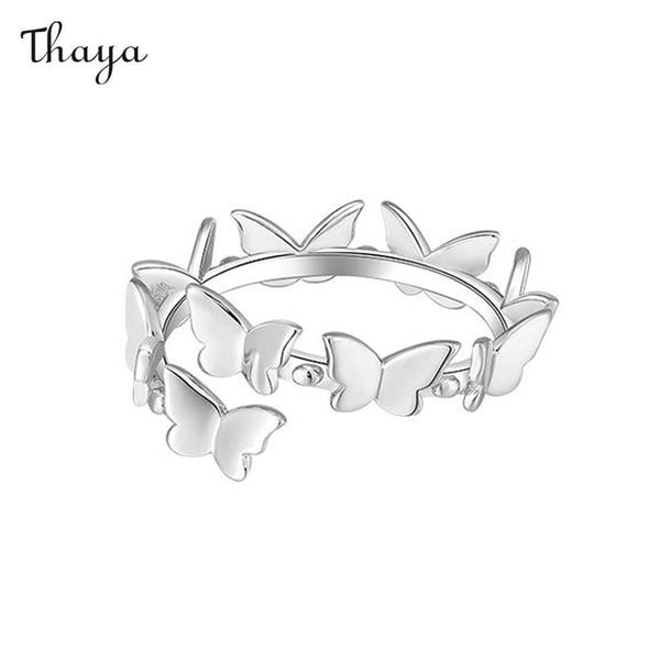 Bague Papillon Argent 925 Thaya