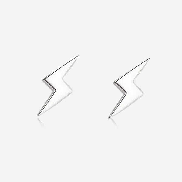 Thaya 925 Silver Lightning Stud Earrings