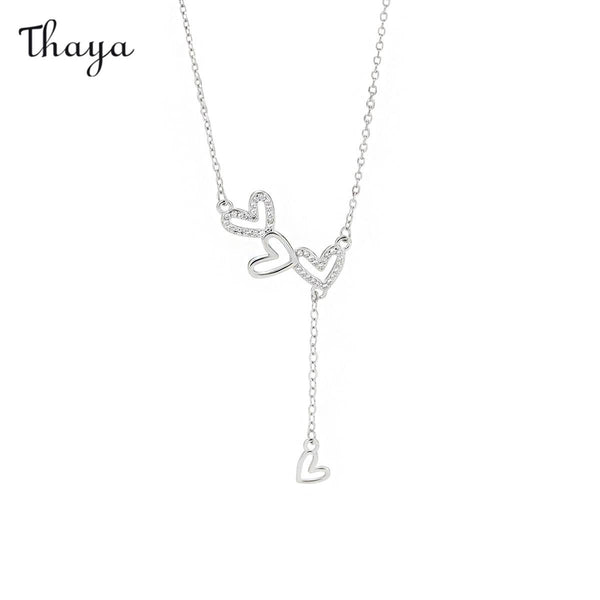 Thaya S925 Silver Heart Pendant Necklace