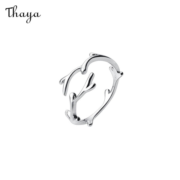 Thaya 925 Silver Branch Ring