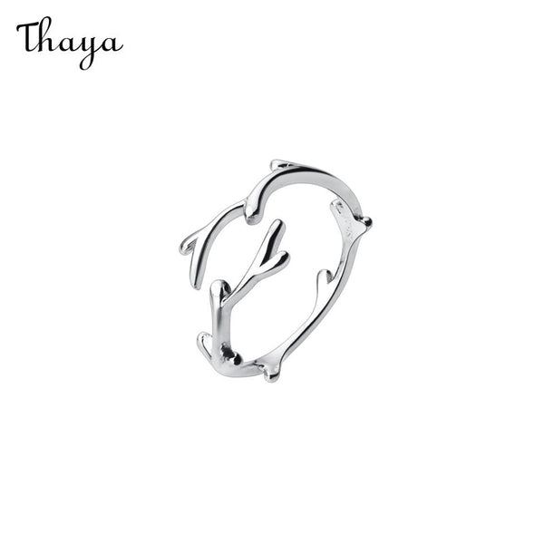 Bague branche en argent 925 Thaya