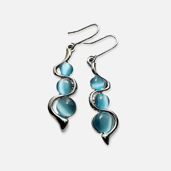 Thaya Creative Curve Wavy Earrings
