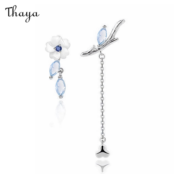 Boucles d'Oreilles Jasmin Argent Thaya