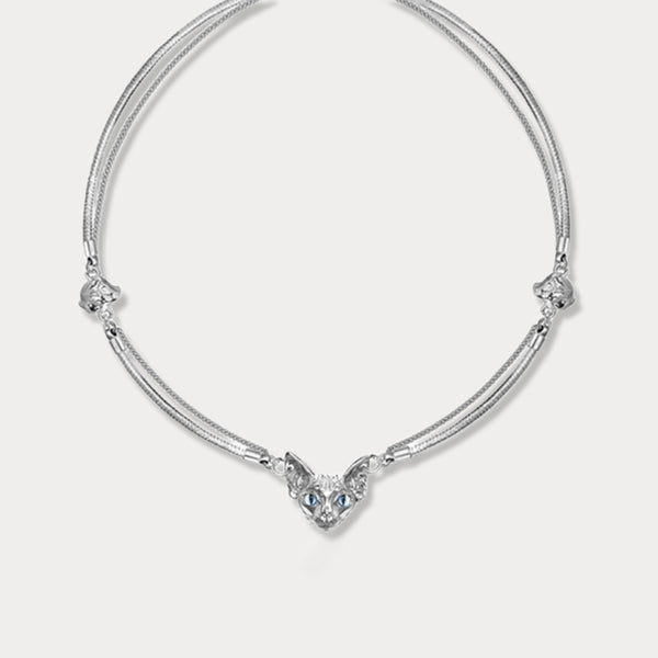 Thaya Cat Pendant Necklace