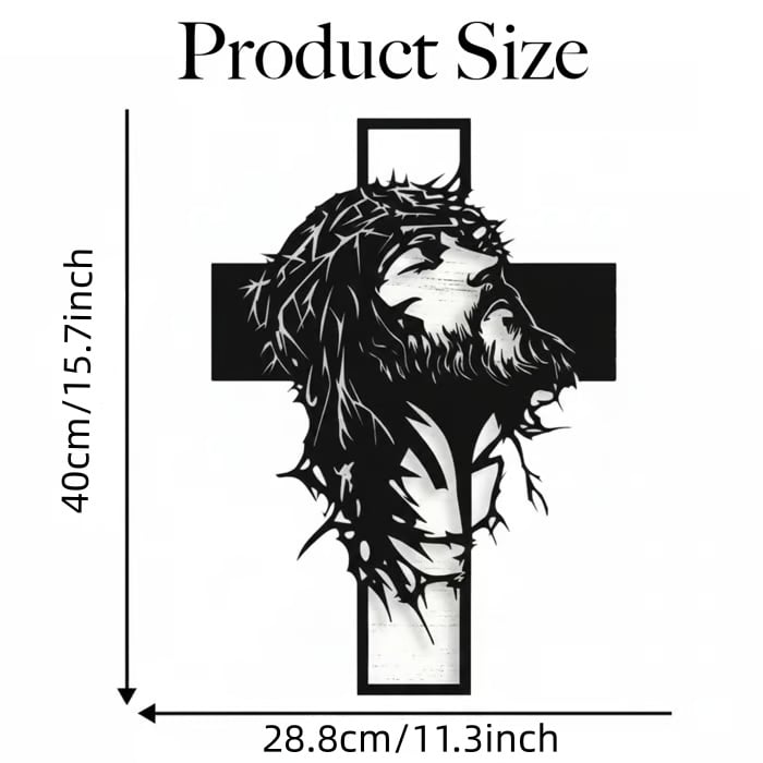 Xp Sign Jesus 🔥🔥Jesus Cross Iron Sign Christ Wall Art Decor ️🖼️ Elevate Your Space w ...