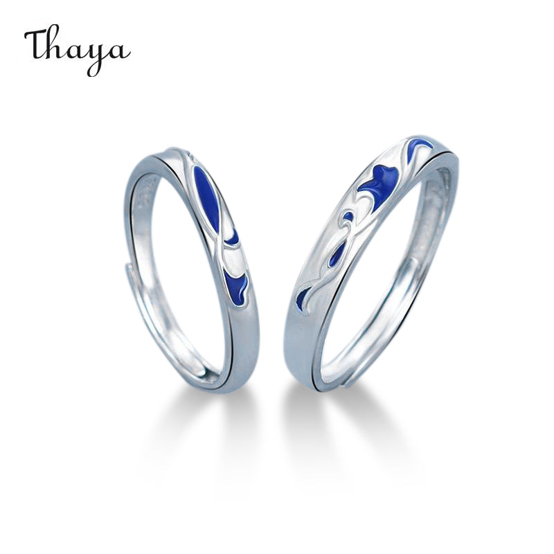 Thaya 925 Silber Der Rest meines Lebens mit dir Paarringe