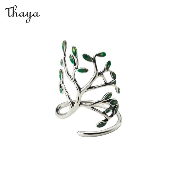 Thaya 925 Silber Serenity Zweig Ring