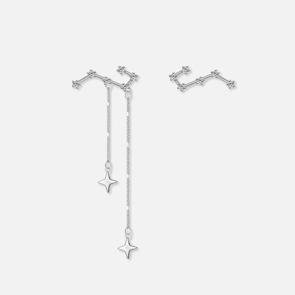 Thaya 925 Silver Dipper Asymmetrical Earrings
