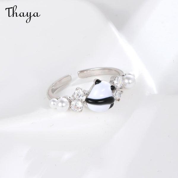 Thaya Cute Panda Ring