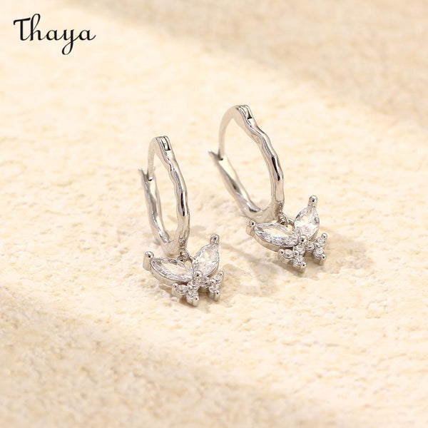 Thaya Butterfly Drop Earrings