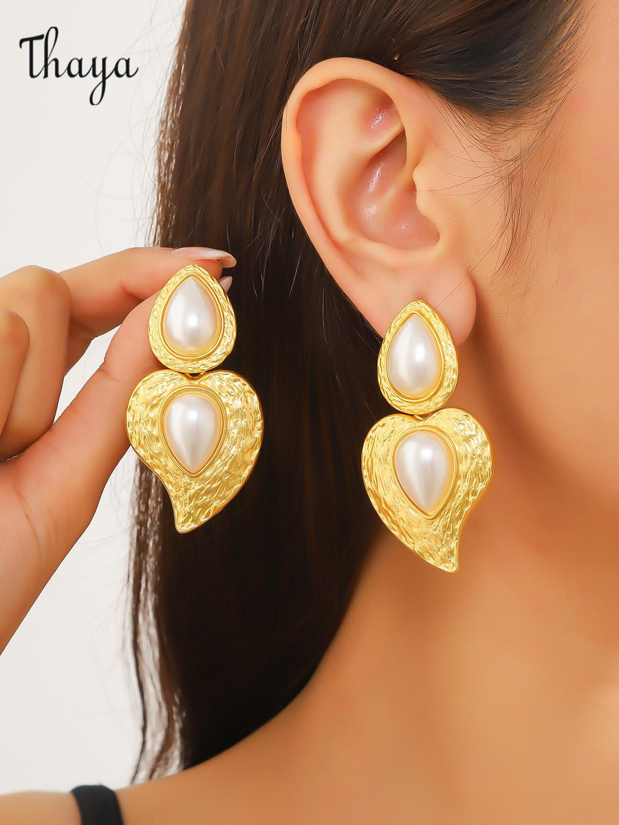 Thaya Retro Dangle Earrings