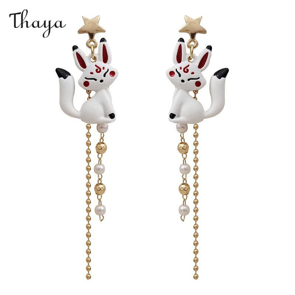 Boucles d'oreilles en perles Thaya Trendy Fox Design