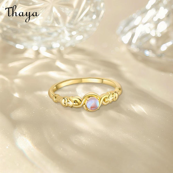 Thaya S925 Silver Moonstone Promise Ring