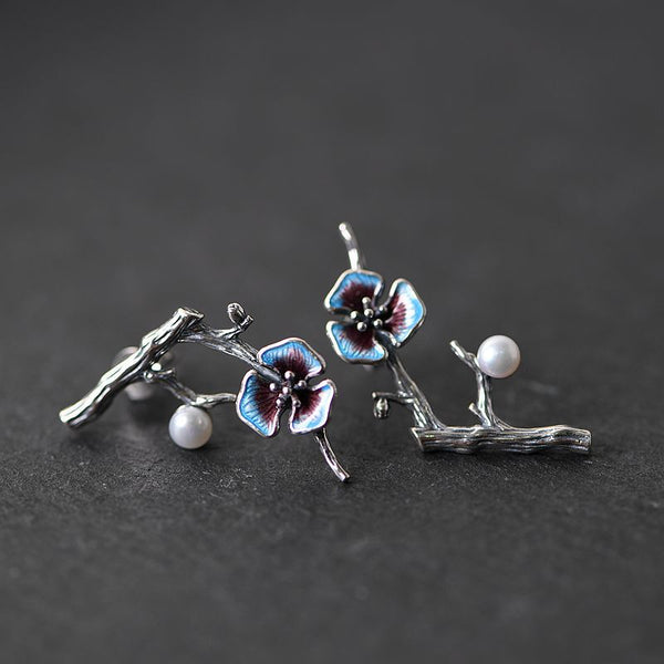 Thaya S925 Silver Floral Earrings