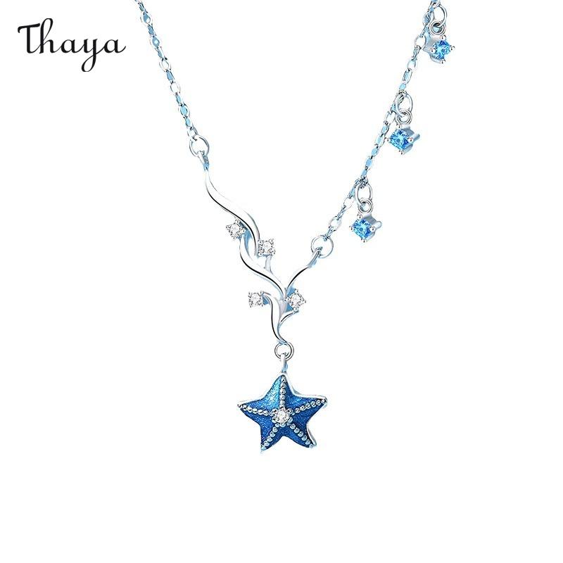 Thaya 925 Silver Oceanic Starlight Jewelry Set