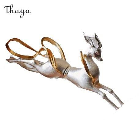 Thaya  Retro Fairy Dunhuang Deer Earrings & Necklace