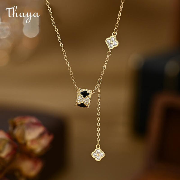 Thaya Clover Pendant Necklace