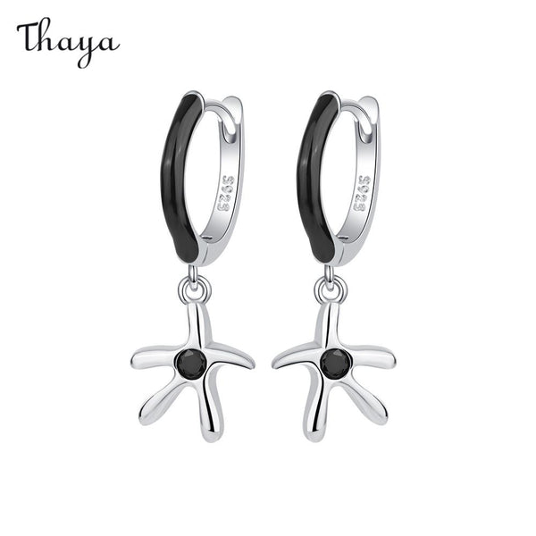 Boucles d'oreilles pendantes Thaya Starfish