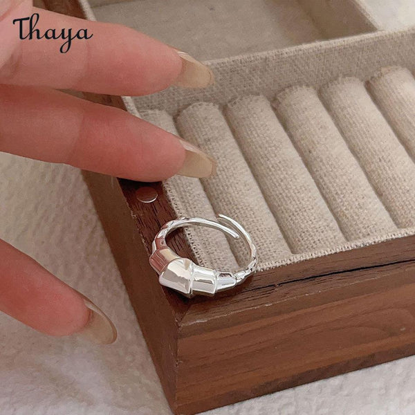 Thaya 925 Silver Irregular Ring