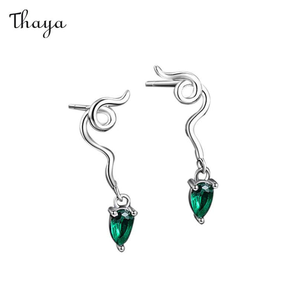 Boucles d'oreilles Thaya 999 Silver Wave Shadow Serpent