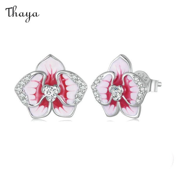 Thaya Frühlingsblüten Orchidee Ohrringe