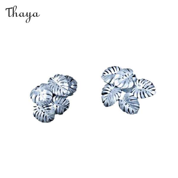Thaya Monstera Blatt Ohrringe