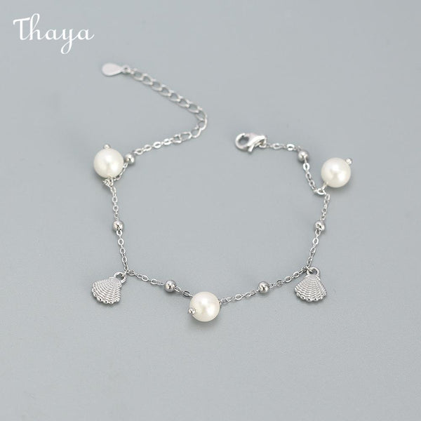 Thaya Pearl & Shell Charm Bracelet