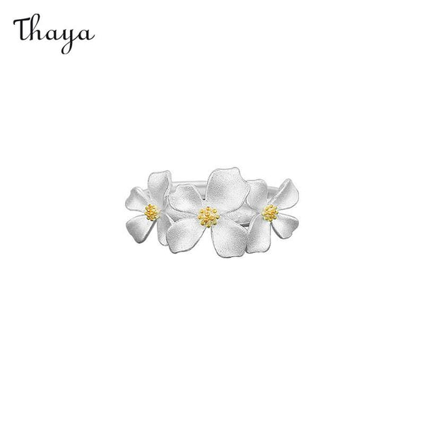 Thaya 999 Silber Elegantes Schmuckset der Gardenia-Serie