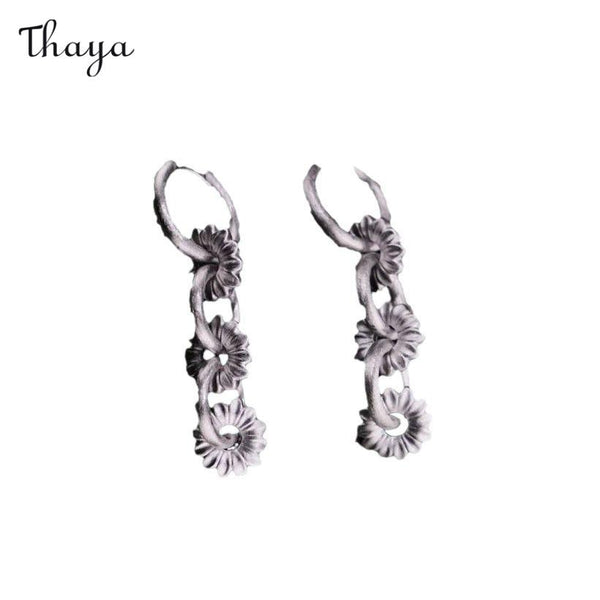 Thaya Daisy Circle Ohrringe