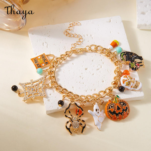 Thaya  Funny Halloween Party Bracelet & Necklace