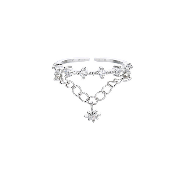 Thaya Adjustable Zircon Rings
