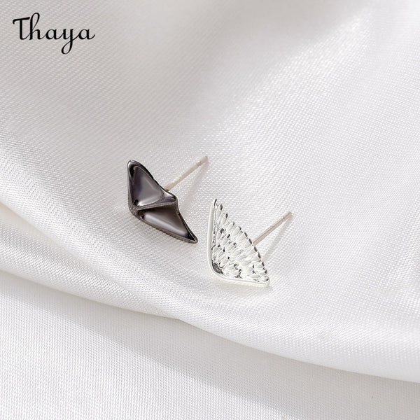 Thaya  Angel and Demon Wings Earrings