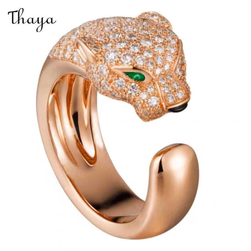 Thaya S925 Silver Panther Ring