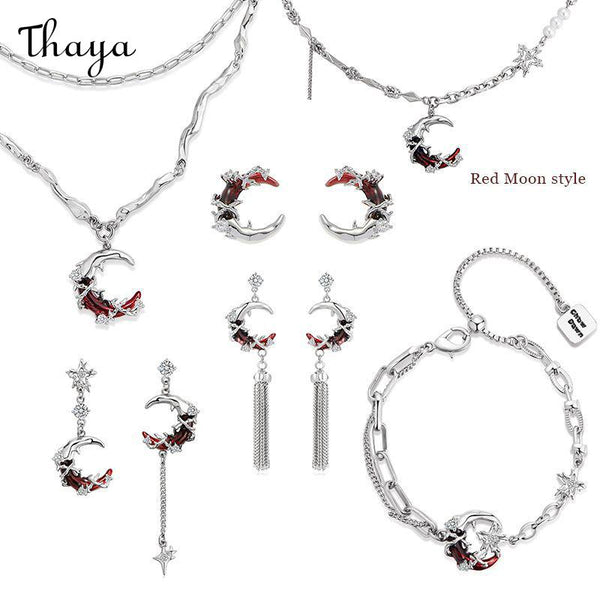 Thaya  Scarlet  Moon Jewelry Set
