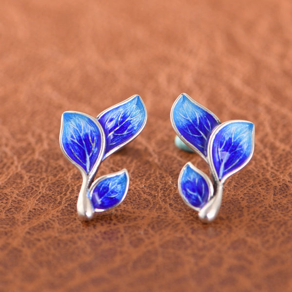 Thaya S925 Silver Leaf Earrings
