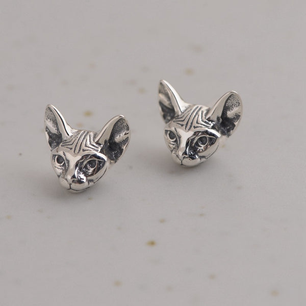 Thaya S925 Silver Cat Earrings