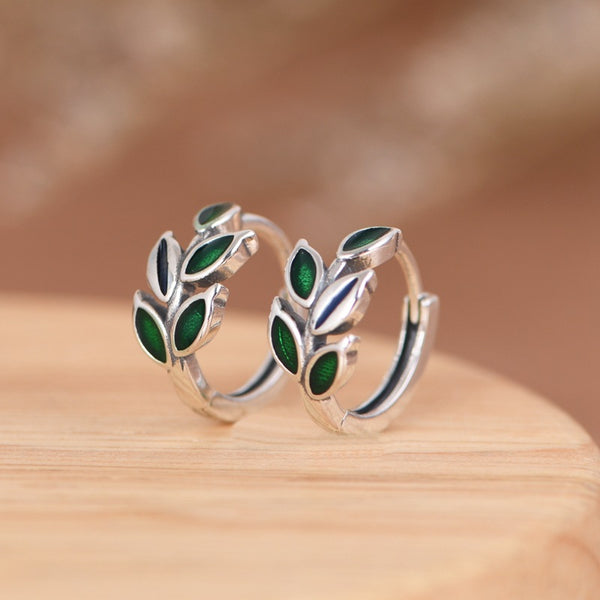 Thaya S925 Silver Leaf Earrings