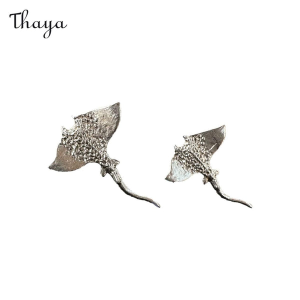 Thaya Einzigartiger Manta-Rochen-Ohrhaken