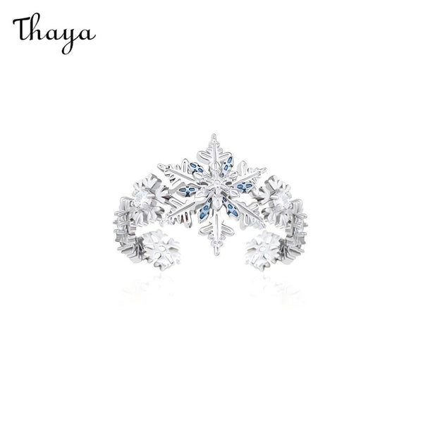 Thaya  Snowflake Open Ring