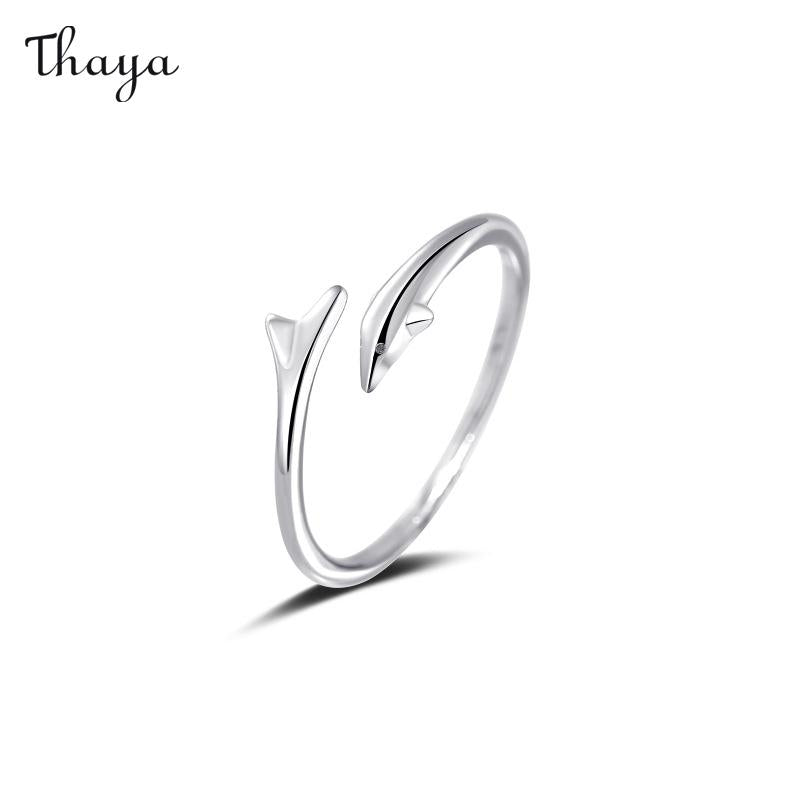 Thaya 999 Silber Delphin Tanzring