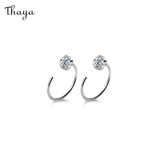 Thaya 925 Silver Chic Elegance Earrings