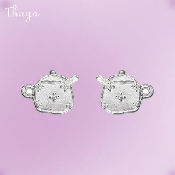 Thaya Teapot Stud Earrings