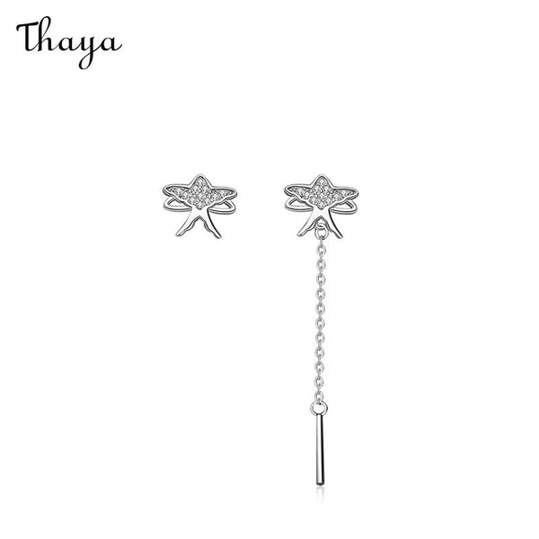 Thaya 925 Silver 24 Solar Terms Autumnal Equinox Earrings