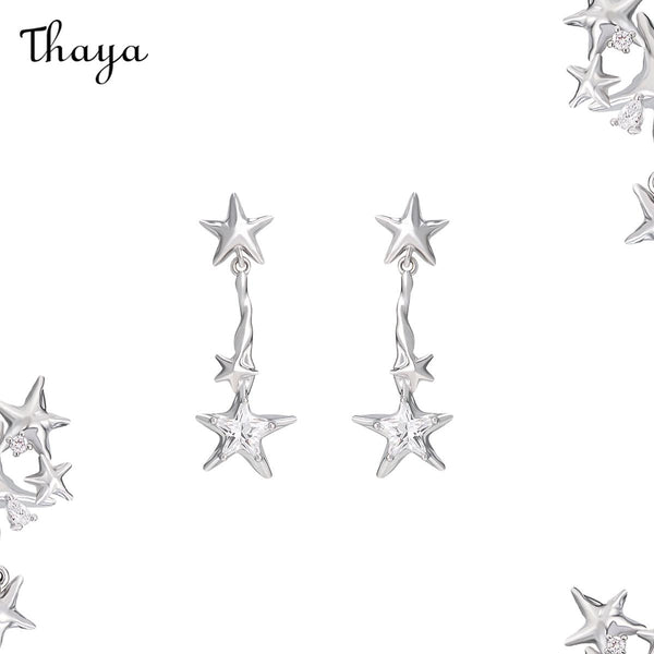 Thaya Star Imprisonment Dangle Earrings